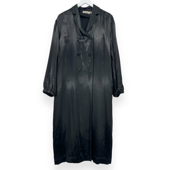 Jil Sander Black Trench Coat - Picture 2 of 15